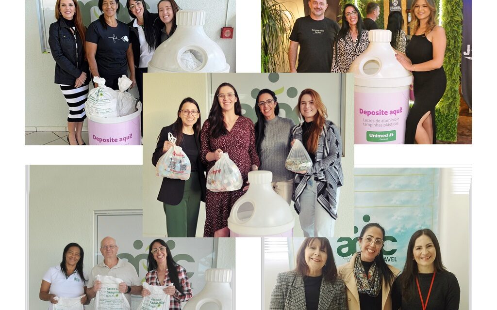 Associação Médica de Cascavel na captação de tampinhas plásticas