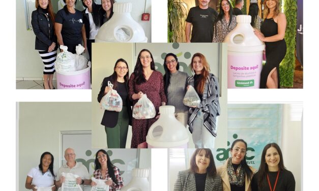 Associação Médica de Cascavel na captação de tampinhas plásticas